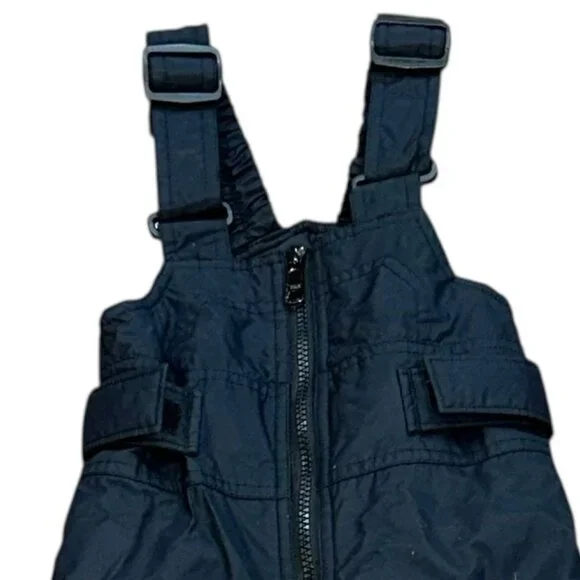 Kids Columbia Omni Shield Black Ski Snow Bibs Insulated Waterproof 4/5 Youth - Picture 2 of 8